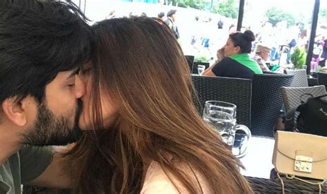riya sen shares adorable honeymoon pic kissing husband shivam tewari