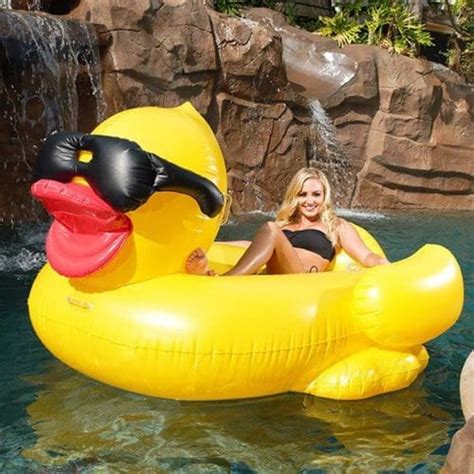 Inflatable Pool Float Giant Yellow Duck Float