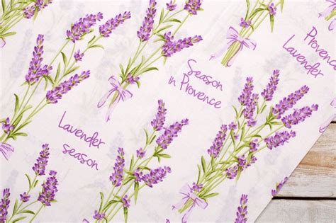 Lavender Fabric Lavender Cotton Fabric By The Yard Meter Etsy