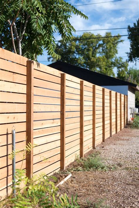 Horizontal Wood Fence Styles - smart siding home depot