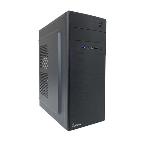 Gabinete Office Pcfort E183 Mid Tower Atx C Fonte Automática 200w