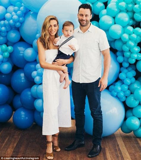 Nadia And Jimmy Bartel Throw Lavish Beachside First Birthday Party For