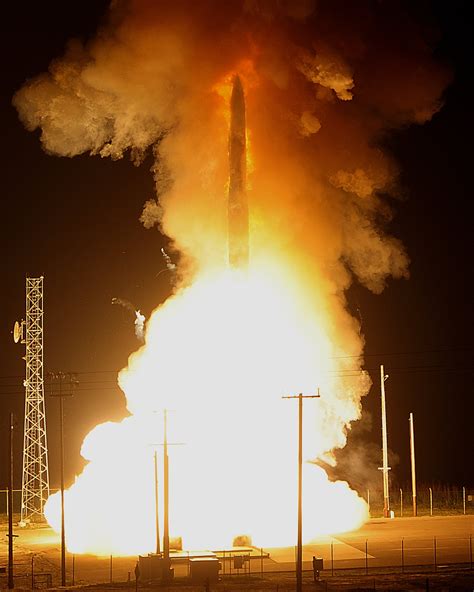 Minuteman Iii Test Missile Launches 2400 X 3000 Missileporn