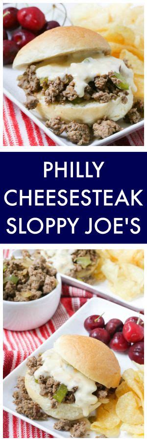 Philly Cheesesteak Sloppy Joes Greens Chocolate Real Food Recipes