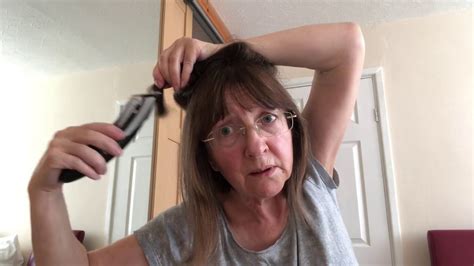 Layered Bob Haircut At Home Diy Cut Your Own Hair During Lockdown Youtube