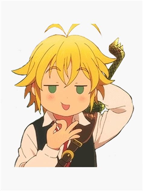 Meliodas Sticker For Sale By Distortyourlife Redbubble