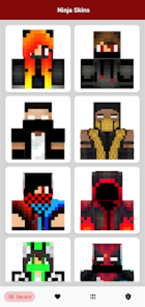 Ninja Skins For Minecraftpe для Android — Скачать