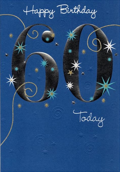 Free Happy 60th Birthday Cards Happy 60th Birthday Greeting Card Cards