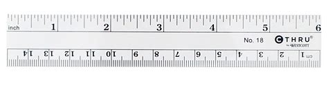 Ruler Image In Inches Actual Size Printable 6 Inch Ruler Ee6