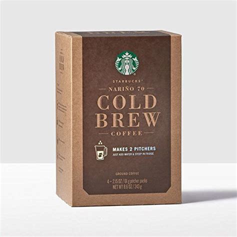 Starbucks Narino 70 Cold Brew Coffee Pitcher Packs Starbucks Shop