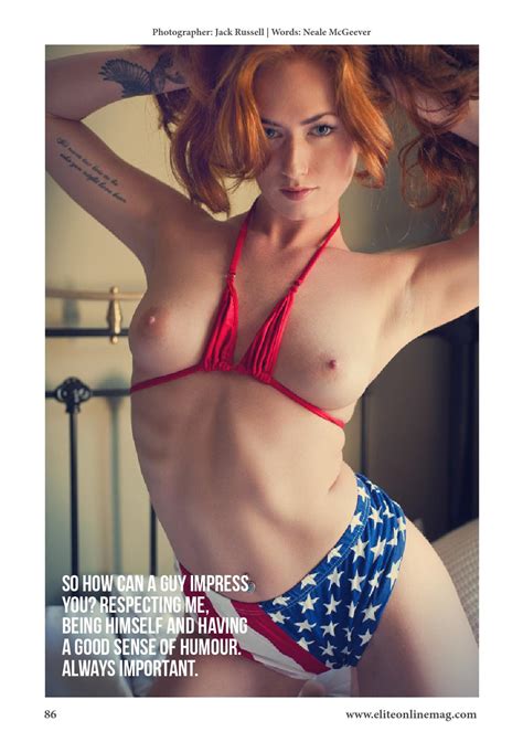 Jenny OSullivan Stars And Strips For Elite Magazine Your Daily Girl