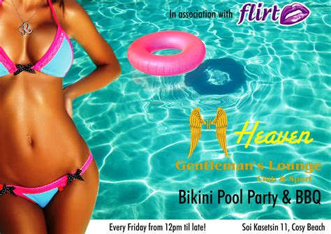 Sexy Friday Bikini Pool Party Flirt Pattaya