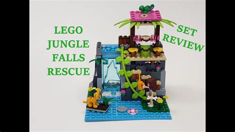 Lego Friends Jungle Set Review Jungle Falls Rescue Lego Set 41033 Youtube