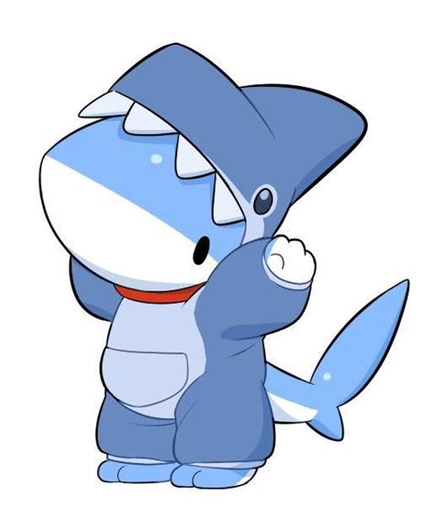 Find Hd Anime Boy Cute Shark Adorable Babyshark Kawaii Png Free Anime