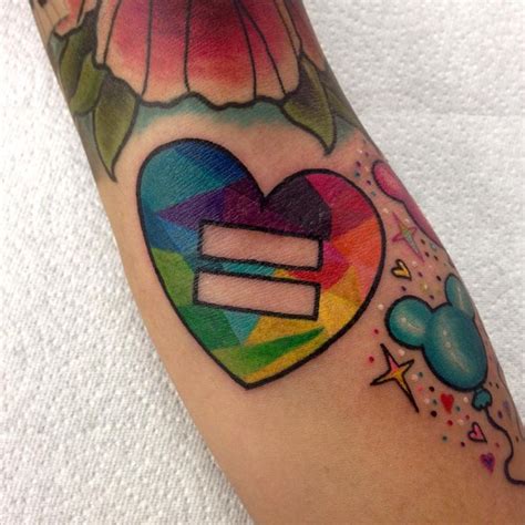 ♥️ so happy and honored to do an equality heart thank you lorraine equality… tattoos