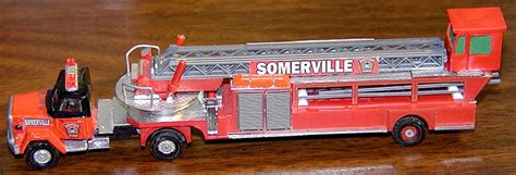 Somerville Tiller Ladder Fire Truck