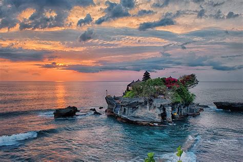 Ronald Nelson Photography Sunset At Tanah Lot Bali Indonesia Indonesia