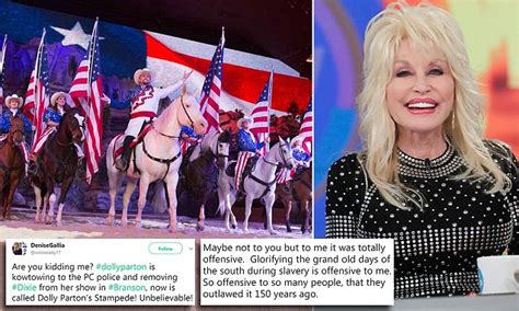 Dolly Parton Removes Dixie From Stampede Dinner Show