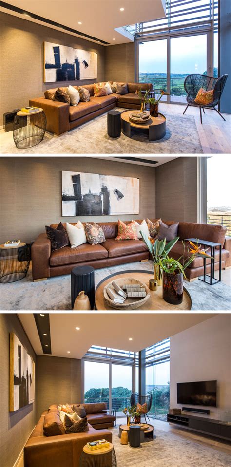 Glamorous living room color schemes white walls colors. This House In South Africa Was Designed Around An Indoor ...