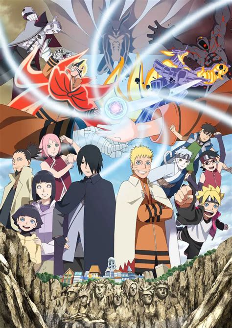 Naruto un nouveau visuel du 20e anniversaire avec Boruto dévoilé