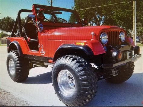 Big Red Beast 1976 Jeep Cj Monster Truck For Sale