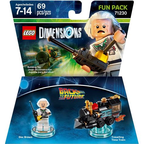 Lego Dimensions Back To The Future Doc Brown Fun Pack Universal