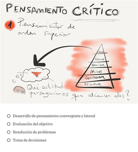 Pensamiento crítico qué podemos hacer Pensamiento crítico