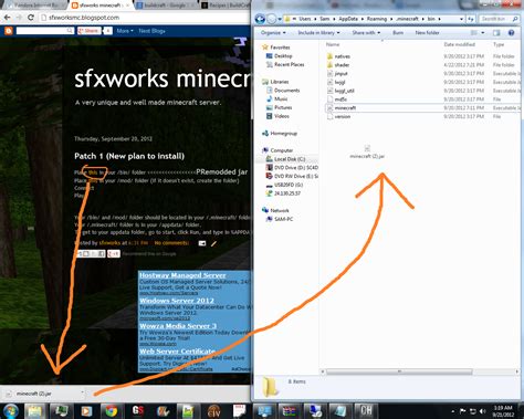 Hosting and playing on the same machine is also possible if your. sfxworks minecraft server: Patch 1 (New plan to install)
