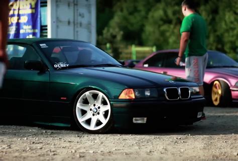 Video and music by me and help of lovely wifey as second camera driving along, just trying 18's style 37 on my bmw m3 e36 Boston green BMW e36 cabrio on OEM BMW Styling 81 wheels | Auto