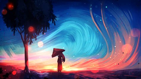 Wallpaper Digital Art Landscape Long Hair Fantasy Art