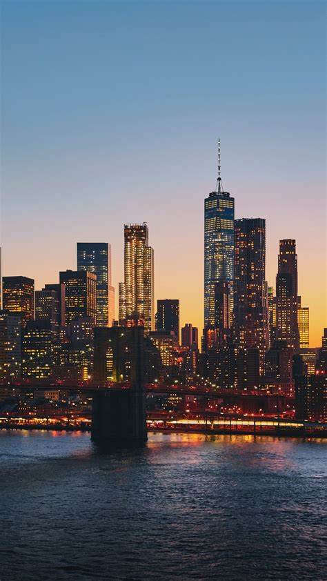 Manhattan Wallpaper 4k 5k New York City Bridge