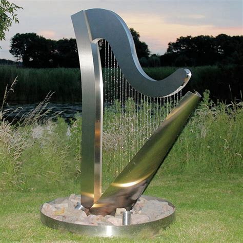Modern Designing Fountain Sculpture Stainless Steel Garden Hotel