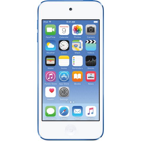 Blue Ipod Touch 6th Generation