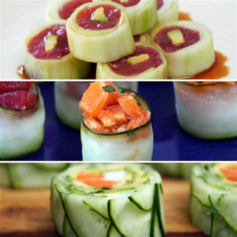 Cucumber Sushi Rolls Cooking Tv Recipes