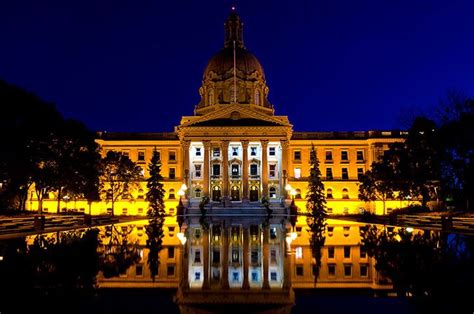 Edmonton Alberta Canada Parliament Buildingwent Here At Christmas An