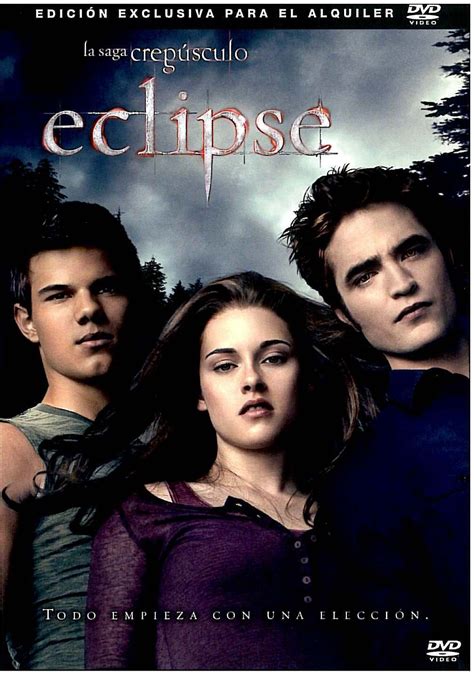 La Saga Crepúsculo Eclipse Dvd Amazones Kristen Stewart Robert