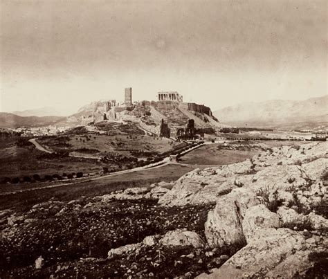 Greece—william Stillman View Of The Acropolis From The Musaeum Hill