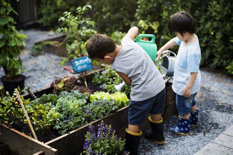 How Gardening Can Help Build Healthier Happier Kids Home And Garden