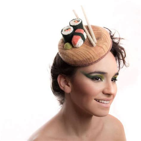 These Hats Look Exactly Like Food Fascinator Chopstick Hair