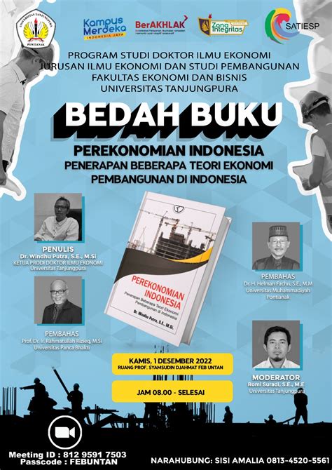 Flyer Bedah Buku Perekonomian Indonesia Pasca Sarjana Fakultas