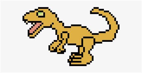 Raptor Pixel Art Transparent Png 740x510 Free Download On Nicepng