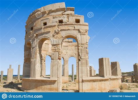 Leptis Magna Ruins In The Libya Stock Photo Image Of Ancient