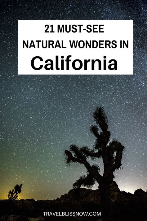 21 Must See Natural Wonders In California California Travel Road