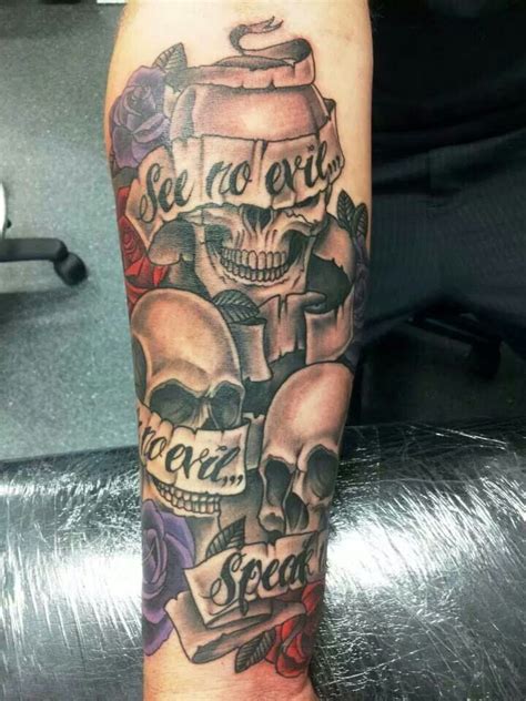 See more ideas about evil tattoo, tattoo designs, evil tattoos. 39 best See No Evil Tattoo Designs For Men images on ...