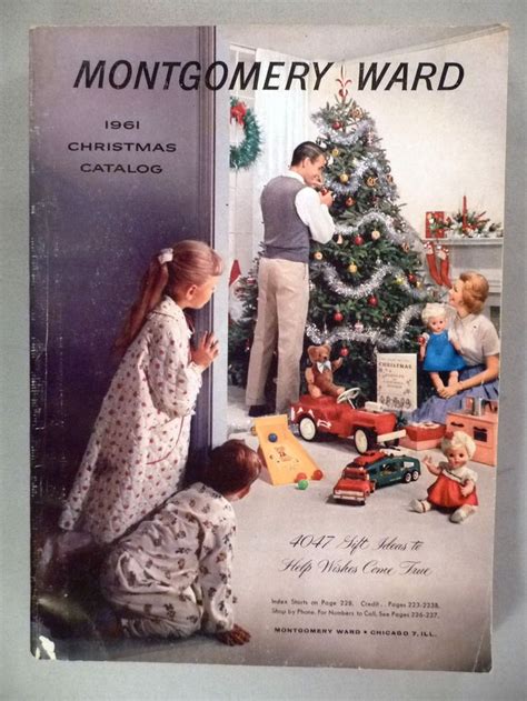 Montgomery Ward Catalog Christmas 1961 ~~ Toy Toys Xmas Wards