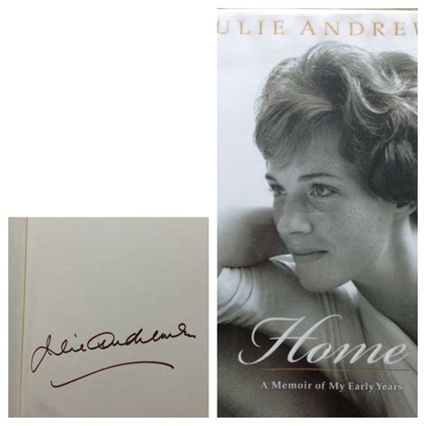 Julie Andrews Autographed Book Memoirs Julie Andrews