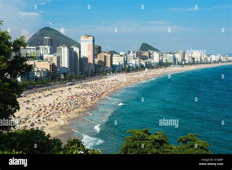 Leblon Beach Rio De Janeiro Brazil Stock Photo Alamy