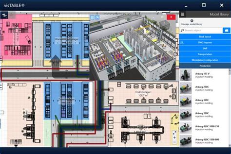 Factory Layout Design Software Vistable
