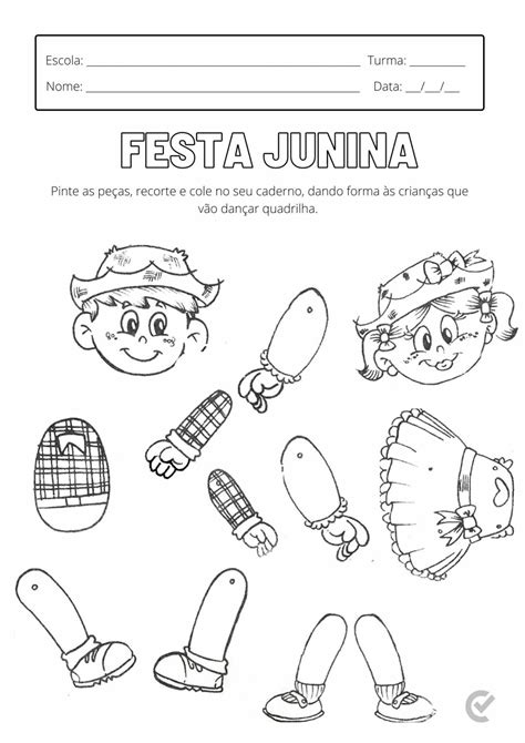 Atividade Junina 5 Ano