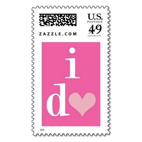 I Do Pink Postage Stamp This Is Customizable To Put A Personal Touch